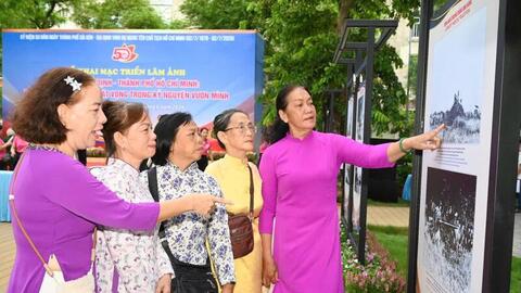 Triển lãm ảnh tái hiện bản anh hùng ca, khát vọng của TP. Hồ Chí Minh