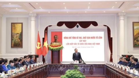 Tổng Bí thư, Chủ tịch nước gặp mặt BCH Liên hiệp các tổ chức hữu nghị Việt Nam