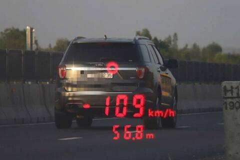 Thông báo phạt nguội tới 458 chủ phương tiện vi phạm trên cao tốc