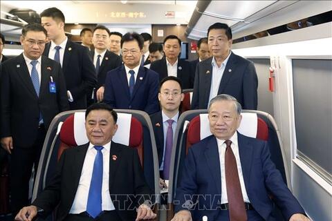 Tổng Bí thư, Chủ tịch nước Tô Lâm và phu nhân rời Thủ đô Bắc Kinh, thăm thành phố Nam Ninh (Trung Quốc)