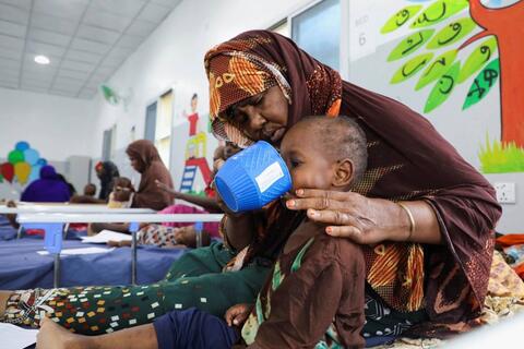 Tình trạng trẻ em suy dinh dưỡng ở Somalia thêm trầm trọng