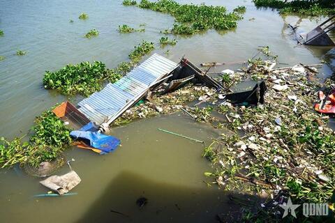 An Giang: Sạt lở bờ sông Hậu, thiệt hại về tài sản khoảng hơn 200 triệu đồng