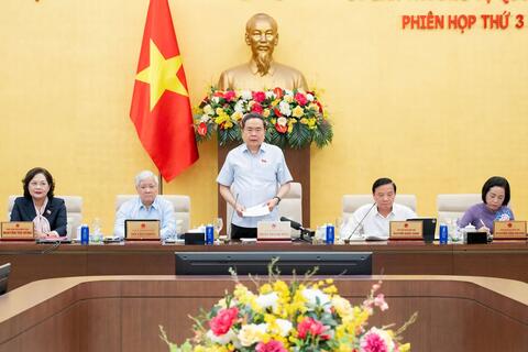 Ủy ban Thường vụ Quốc hội khai mạc phiên họp thứ 3
