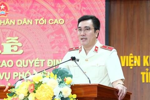 Ông Lê Đức Sơn giữ chức Phó Viện trưởng VKSND tỉnh Thanh Hóa