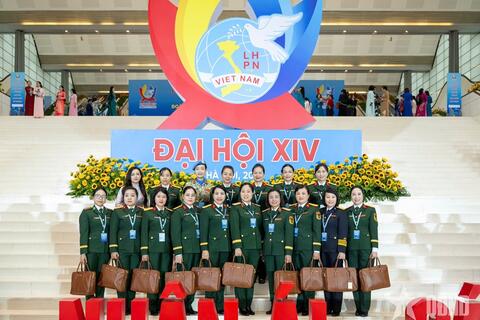 Đại hội đại biểu Phụ nữ toàn quốc lần thứ XIV khai mạc phiên thứ nhất