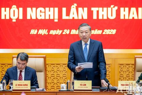 Tổng Bí thư, Chủ tịch nước Tô Lâm chủ trì Hội nghị Quân ủy Trung ương