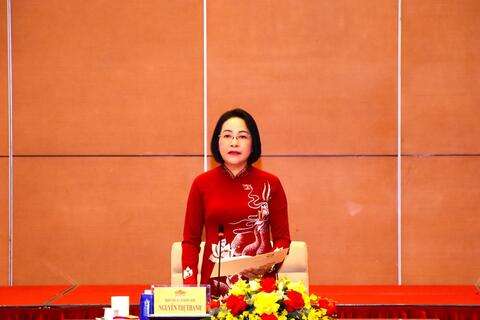 Phó chủ tịch Quốc hội Nguyễn Thị Thanh gặp mặt người có công tiêu biểu