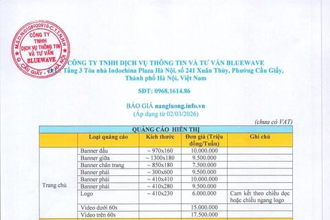 BÁO GIÁ QUẢNG CÁO 2026