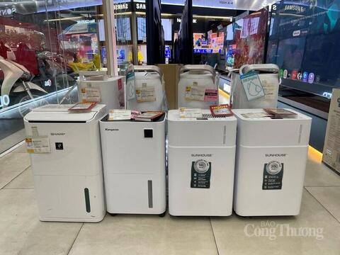 Thị trường máy hút ẩm vào mùa cao điểm