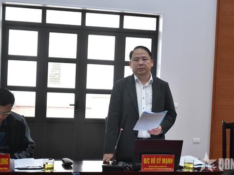 Đoàn kiểm tra, giám sát số 16 của Bộ Chính trị, Ban Bí thư làm việc với Ban Thường vụ Đảng ủy phường Tân Phong (Lai Châu)