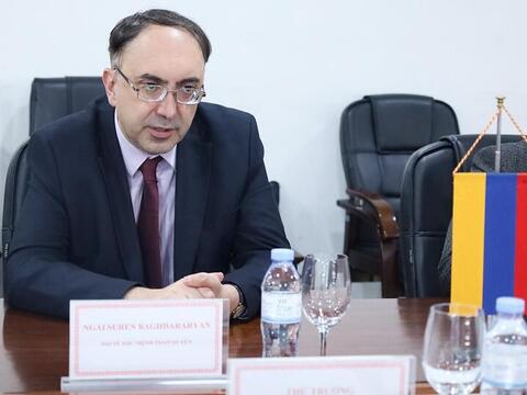 Việt Nam - Armenia thúc đẩy hợp tác toàn diện trên mọi lĩnh vực