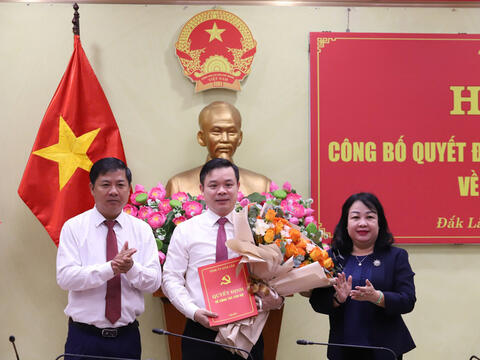 Ông Đỗ Hữu Huy được chỉ định giữ chức Bí thư Đảng uỷ UBND tỉnh Đắk Lắk