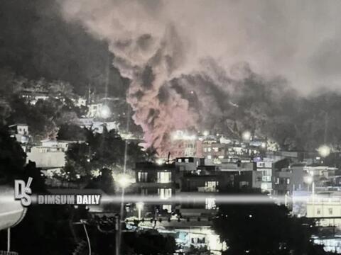 Trung Quốc: Cháy lớn ở Hong Kong, gần 100 người sơ tán