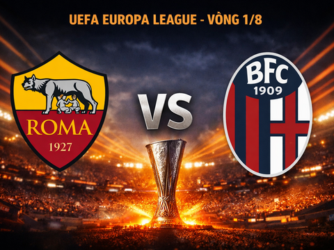 Roma sụp đổ phút cuối hiệp phụ, Bologna vào tứ kết kịch tính