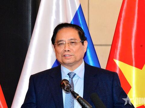 Thủ tướng Phạm Minh Chính gặp gỡ cộng đồng người Việt Nam tại Liên bang Nga