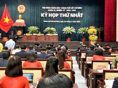 Kỳ họp thứ nhất HĐND TP. Hồ Chí Minh khóa XI: Bầu các chức danh chủ chốt
