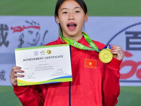 Việt Nam giành 7 huy chương vàng wushu trẻ thế giới