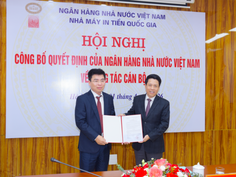 Bổ nhiệm thành viên Hội đồng thành viên và giao phụ trách Hội đồng thành viên Nhà máy In tiền Quốc gia
