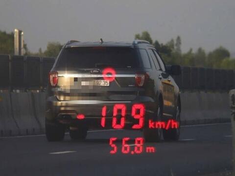 Thông báo phạt nguội tới 458 chủ phương tiện vi phạm trên cao tốc