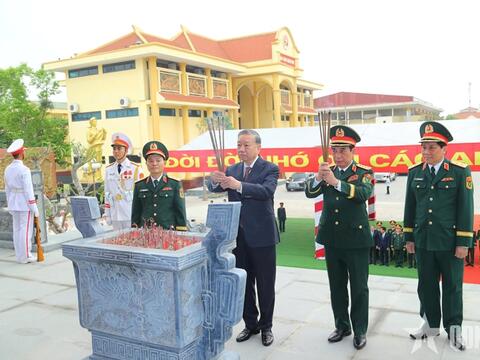 Tổng Bí thư, Chủ tịch nước Tô Lâm dự Lễ đón nhận danh hiệu Anh hùng LLVT nhân dân của Quân khu 3