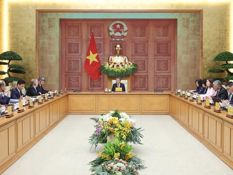 Thủ tướng Chính phủ Lê Minh Hưng làm việc với 52 doanh nghiệp hàng đầu của Hoa Kỳ