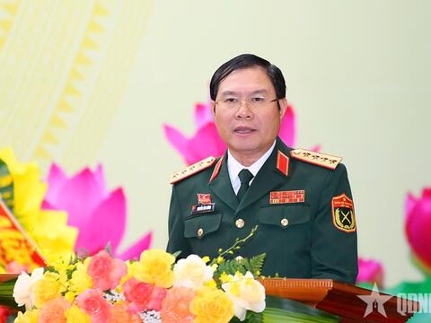 Đại tướng Nguyễn Tân Cương thăm chính thức Lào