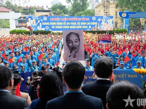 Thư chúc mừng của Chủ tịch Tổng Liên đoàn Lao động Việt Nam nhân kỷ niệm 140 năm Ngày Quốc tế Lao động
