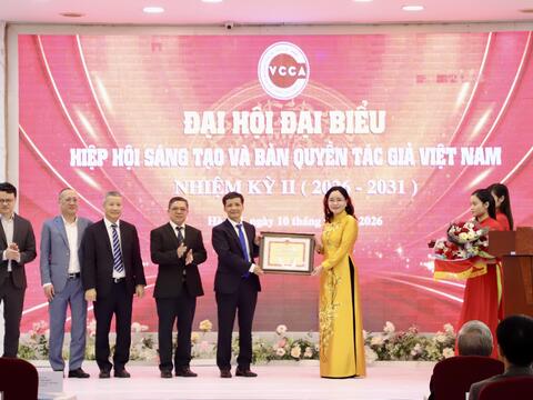 Hiệp hội Sáng tạo và Bản quyền tác giả Việt Nam tổ chức Đại hội nhiệm kỳ 2026 - 2031