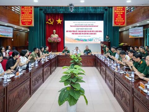 Gặp mặt báo chí thông tin về trao giải Cuộc thi viết “Bảo vệ nền tảng tư tưởng của Đảng trong tình hình mới” lần thứ 5