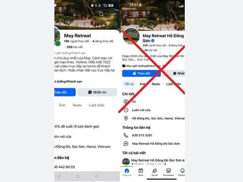 Đặt cọc du lịch: Đừng vội tin tưởng Facebook có tích xanh