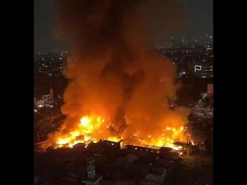 Indonesia: Cháy lớn tại thủ đô Jakarta, chưa rõ thương vong