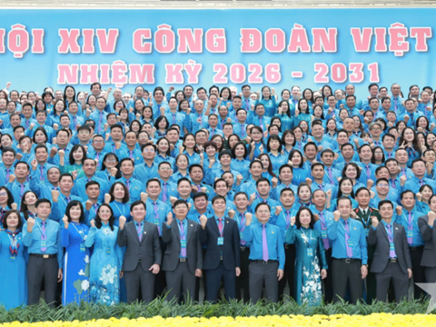 Hôm nay, khai mạc Đại hội XIV Công đoàn Việt Nam, nhiệm kỳ 2026-2031