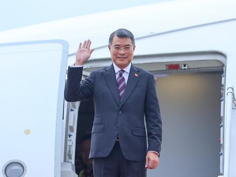 Thủ tướng Lê Minh Hưng lên đường dự Hội nghị Cấp cao kỷ niệm 35 năm quan hệ ASEAN-Nga