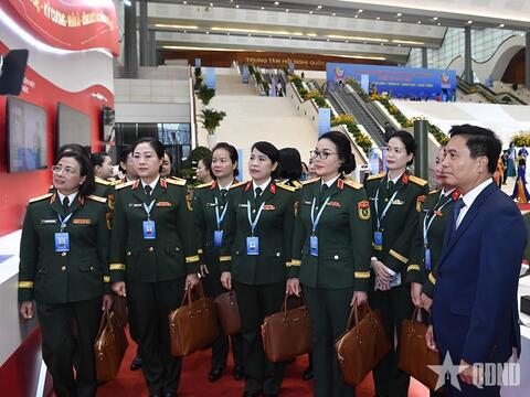 Đại hội đại biểu Phụ nữ toàn quốc lần thứ XIV: Tỏa sáng hình ảnh nữ quân nhân Việt Nam