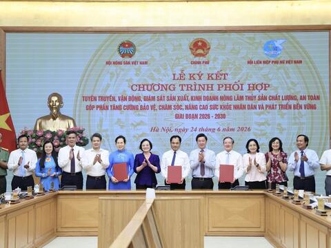Bảo đảm an toàn thực phẩm là bảo vệ sức khỏe nhân dân và nền kinh tế nông nghiệp