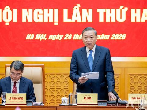 Tổng Bí thư, Chủ tịch nước Tô Lâm chủ trì Hội nghị Quân ủy Trung ương