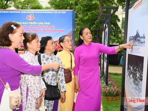 Triển lãm ảnh tái hiện bản anh hùng ca, khát vọng của TP. Hồ Chí Minh