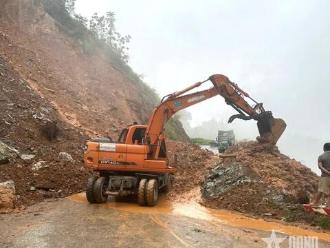 Tuyên Quang: Mưa lớn gây ngập úng, sạt lở tại nhiều địa phương