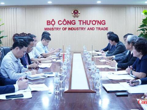 Thứ trưởng Nguyễn Hoàng Long làm việc với doanh nghiệp Nhật Bản về LNG