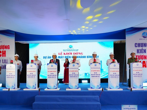 Khởi động dự án Nhà máy điện gió Khánh Bình Tây