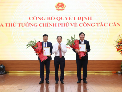Phó Thủ tướng Lê Tiến Châu trao Quyết định bổ nhiệm 2 Phó Tổng Thanh tra Chính phủ
