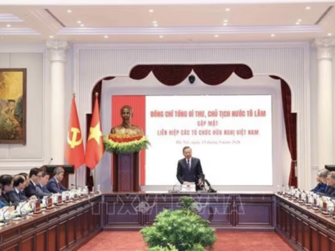 Tổng Bí thư, Chủ tịch nước gặp mặt BCH Liên hiệp các tổ chức hữu nghị Việt Nam