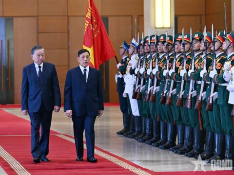 Tổng Bí thư, Chủ tịch nước Tô Lâm chủ trì lễ đón Nhà vua Thái Lan thăm cấp nhà nước tới Việt Nam
