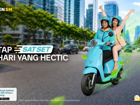 Green SM lần đầu tiên ra mắt dịch vụ xe máy điện tại Indonesia