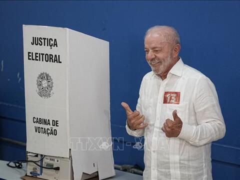 Tổng thống Brazil Lula da Silva tái đắc cử