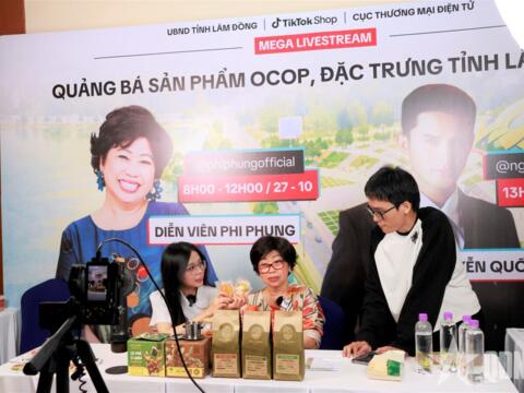 Lâm Đồng tăng cường quảng bá sản phẩm qua sàn thương mại điện tử