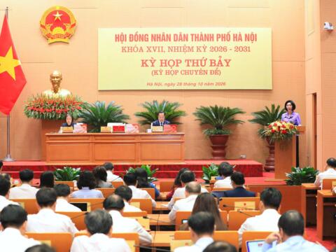 Khai mạc Kỳ họp thứ bảy, HĐND TP Hà Nội: Xem xét, quyết định nhiều nội dung quan trọng