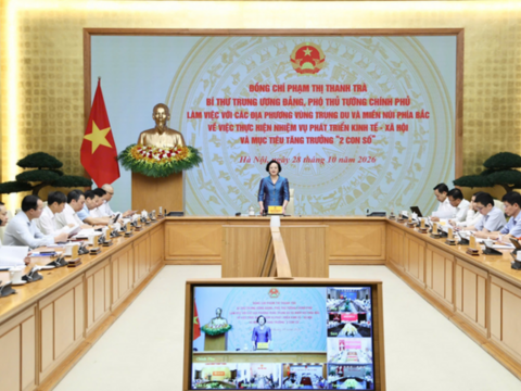 Phó Thủ tướng Phạm Thị Thanh Trà làm việc với 9 tỉnh vùng trung du và miền núi phía bắc về mục tiêu tăng trưởng 2 con số