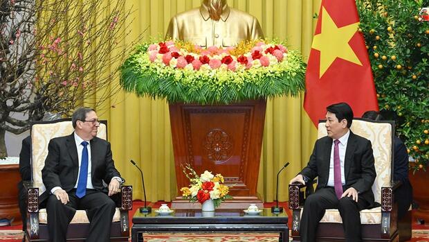 Chủ tịch nước Lương Cường tiếp Đặc phái viên Đảng, Nhà nước Cuba, Bộ trưởng Ngoại giao Cuba