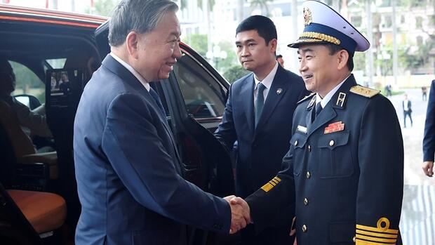 Tổng Bí thư Tô Lâm dự Lễ đón nhận danh hiệu Anh hùng Lực lượng vũ trang nhân dân tại Quân chủng Hải quân